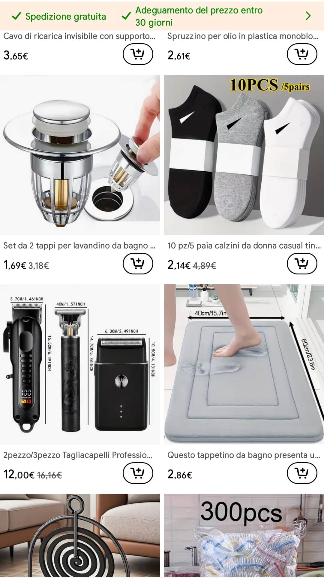 Prodotti stravaganti Temu ha attirato l'attenzione anche per la sua gamma di prodotti in costante aggiornamento, molti dei quali presentano descrizioni và utilizzi decisamente insoliti. Visitando la homepage del sito o dell'app, non ti verrà mai riproposta la stessa selezione di articoli per più di una volta. Al contrario, ti imbatterai spesso in oggetti con funzioni stranamente specifiche: dai ventilatori da collo agli strumenti per la pulizia delle cuffie, fino a gadget da cucina progettati per affettare và conservare determinati tipi di frutta và verdura. Altri prodotti appaiono stranamente simili a quelli venduti dai rivenditori concorrenti, fatta eccezione per il prezzo notevolmente più basso offerto da Temu.