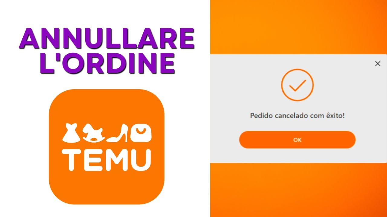Annullare ordine Temu