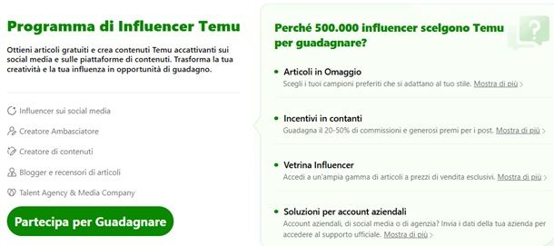 Come ottenere oggetti gratuiti su Temu