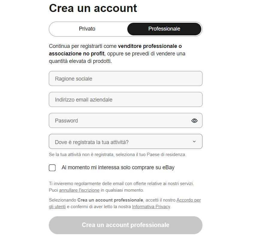 account eBay